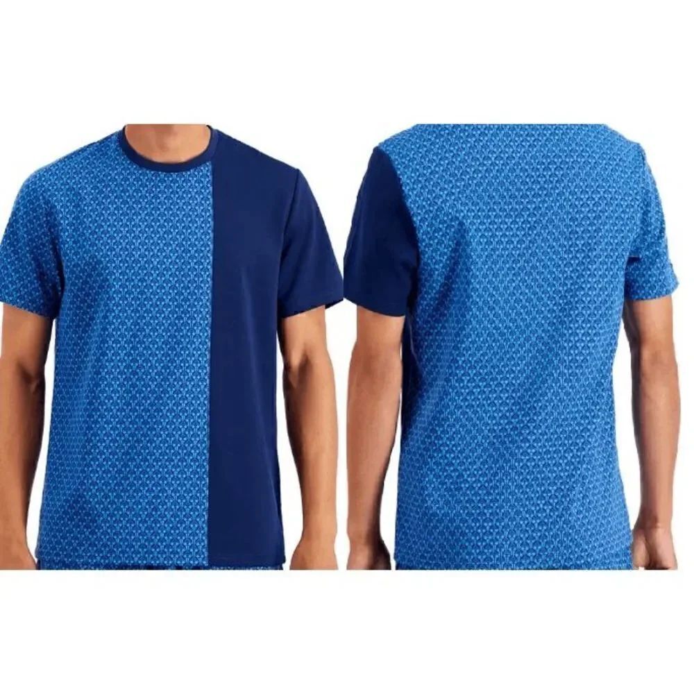 INC INTERNATIONAL CONCEPTS Men's Modern Houndstooth T-Shirt M